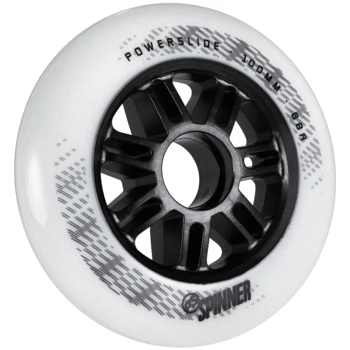 POWERSLIDE 100mm/88Α Spinner Wheels - White - Image 2