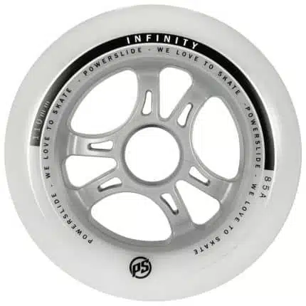 POWERSLIDE 110χιλ./85Α infinity ροδάκια - Μαύρο/Γκρι.
