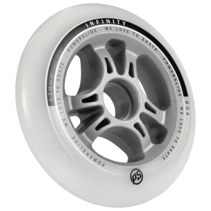 POWERSLIDE 110mm/85Α infinity wheels - Black/Grey - Image 2