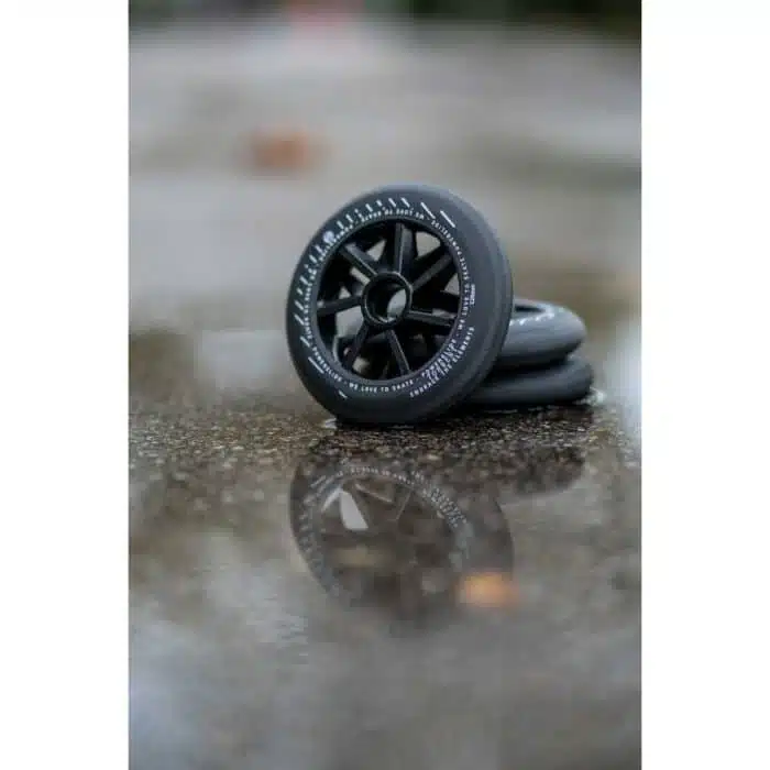 Powerslide 125mm/84Α Torrent Rain Wheels - Black - Image 5