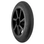 Powerslide 125mm/84Α Torrent Rain Wheels - Black - Image 3