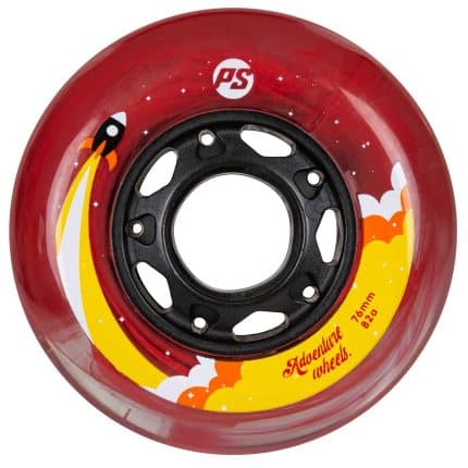 POWERSLIDE 76χιλ./82A Kids Adventure Ροδάκια - Κόκκινο.