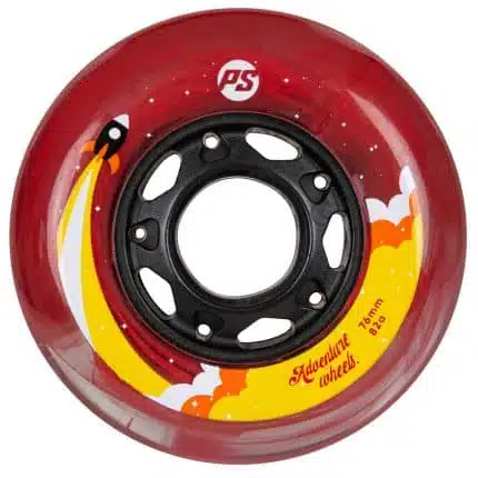 POWERSLIDE 76χιλ./82A Kids Adventure Ροδάκια - Κόκκινο.