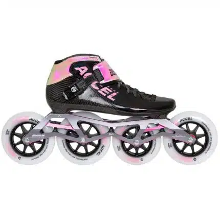POWERSLIDE ACCEL Race Pink 110/100 Πατίνια - Μαύρο/Ροζ.