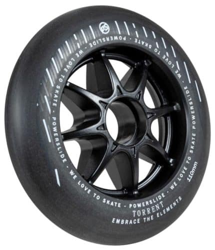 POWERSLIDE Torrent Rain 110χιλ./84Α-70A Ροδάκια - Μαύρο.