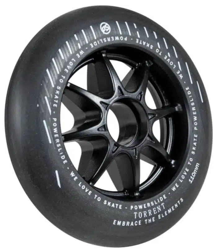 POWERSLIDE Torrent Rain 110χιλ./84Α-70A Ροδάκια - Μαύρο.