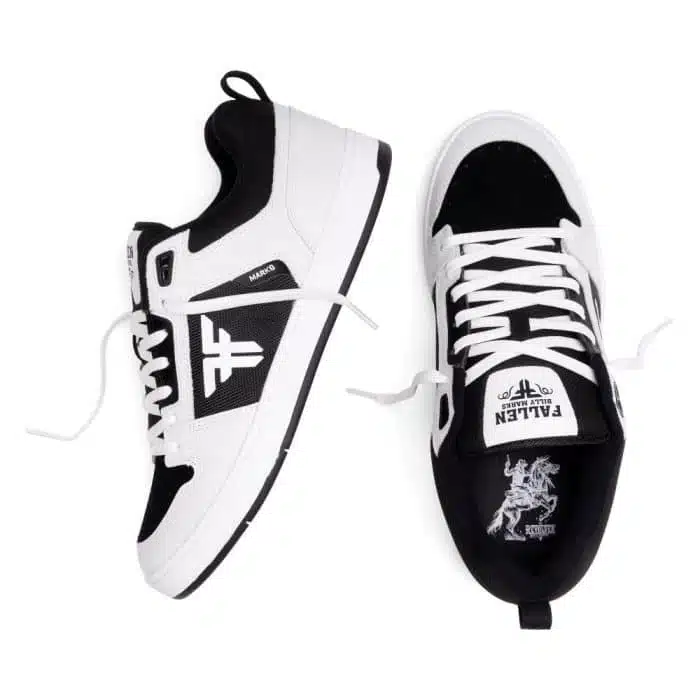 FALLEN Revolver Billy Marks Shoes - White/Black - Image 3