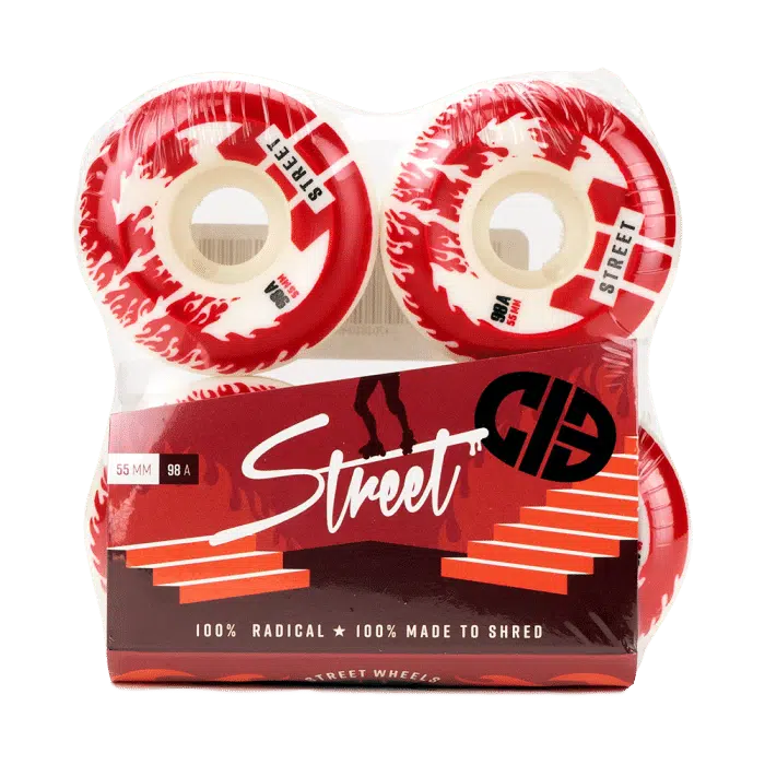 CIB Riedell Street Wheels - Red - Image 3
