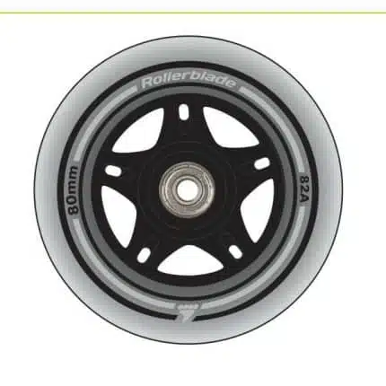 RollerBlade 80χιλ./SG7 Ρόδα και Ρουλεμάν - Διάφανο.