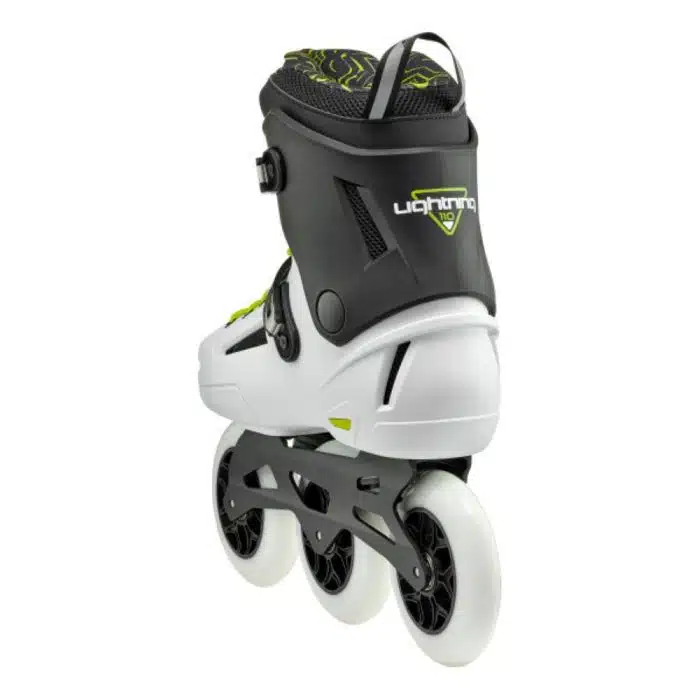 ROLLERBLADE Lightning 110 Inline Skates - White/Black - Image 5