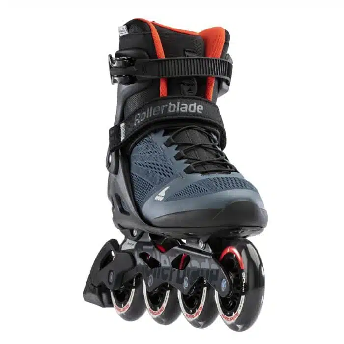 ROLLERBLADE Macroblade 90 Orion Inline Skates - Blue/Spicy Orange - Image 5
