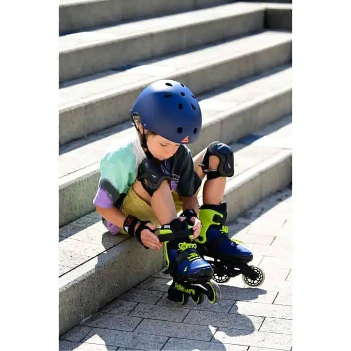 ROLLERBLADE Microblade 3WD 2021 Αυξομειούμενα Πατίνια - Blue Royal/Lime.