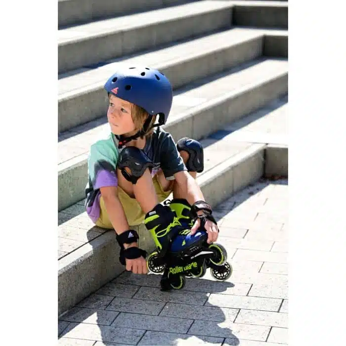 ROLLERBLADE Microblade 3WD 2021 Αυξομειούμενα Πατίνια - Blue Royal/Lime.