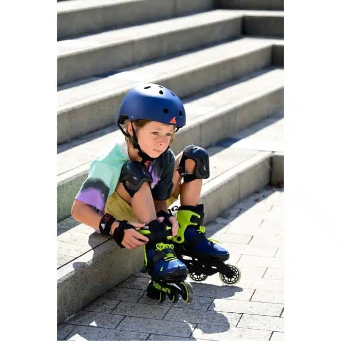 ROLLERBLADE Microblade 3WD 2021 Αυξομειούμενα Πατίνια - Blue Royal/Lime.