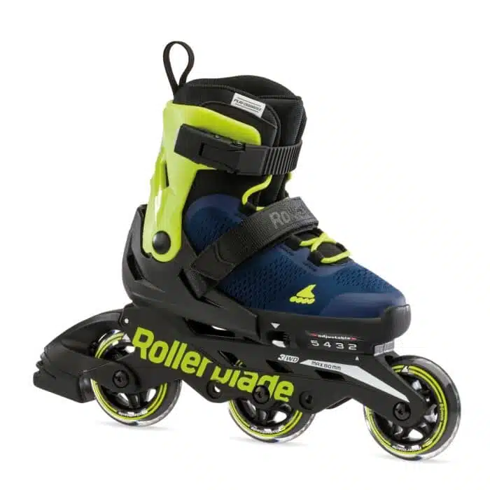 ROLLERBLADE Microblade 3WD Αυξομειούμενα Πατίνια Blue royal/Lime.