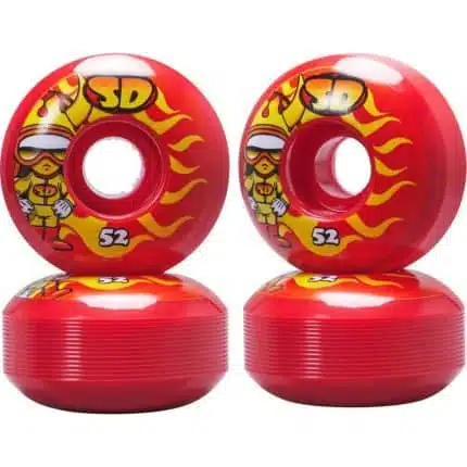 SPEED DEMONS Hot Shot 52χιλ. Ροδάκια - Κόκκινο.