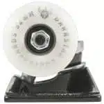 TENSOR 5.25"Trucks with wheels Darkstar Clean - Raw/Black - Image 3