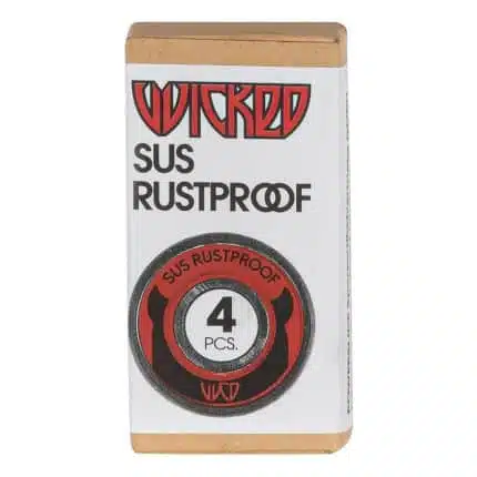 WICKED SUS Rustproof Ρουλεμάν - Κόκκινο.