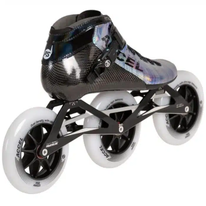 POWERSLIDE ACCEL Race Reflective 125 Πατίνια - Chrome Mirror.