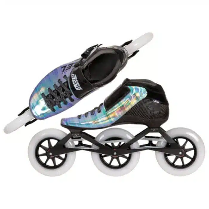 POWERSLIDE ACCEL Race Reflective 125 Πατίνια - Chrome Mirror.