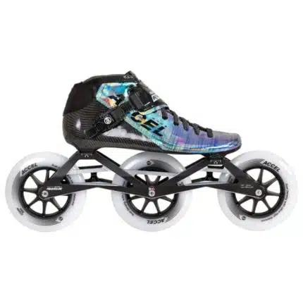 POWERSLIDE ACCEL Race Reflective 125 Πατίνια - Chrome Mirror.