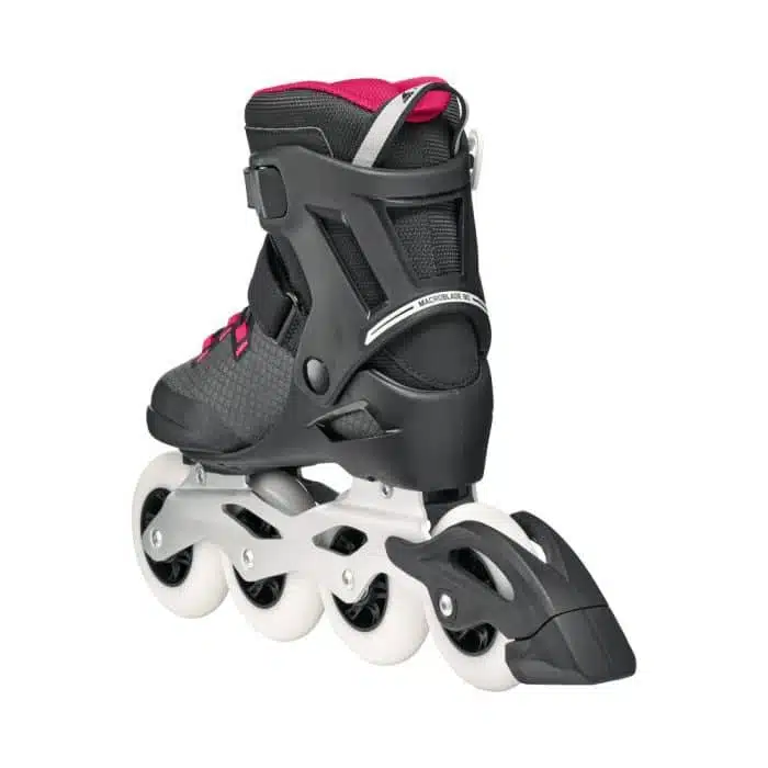 ROLLERBLADE Macroblade 90 W Inline Skates - Black/Burgundy/Light Blue - Image 5