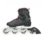 ROLLERBLADE Macroblade 90 W Inline Skates - Black/Burgundy/Light Blue - Image 4