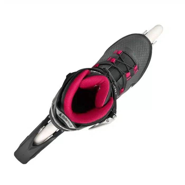 ROLLERBLADE Macroblade 90 W Inline Skates - Black/Burgundy/Light Blue - Image 6