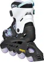 ROLLERBLADE Microblade SL Inline Skates - Black/Lavender/Light Blue - Image 5