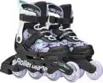 ROLLERBLADE Microblade SL Inline Skates - Black/Lavender/Light Blue - Image 7