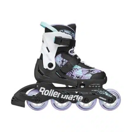 ROLLERBLADE Microblade SL Πατίνια - Μαύρο/Λεβάντα/Γαλάζιο.
