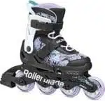 ROLLERBLADE Microblade SL Inline Skates - Black/Lavender/Light Blue - Image 2
