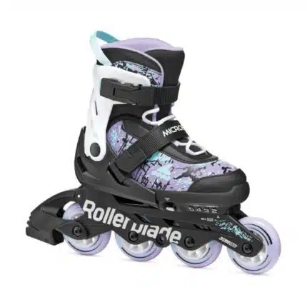 ROLLERBLADE Microblade SL Πατίνια - Μαύρο/Λεβάντα/Γαλάζιο.