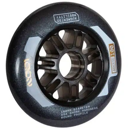 IQON Access Combo 100 Σκούρο Γκρι Ρόδες 3 Τεμαχίων - Διάφανο Μαύρο/Σκούρο Γκρι.