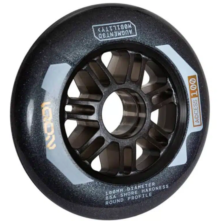 IQON Access Combo 100 Σκούρο Γκρι Ρόδες 3 Τεμαχίων - Διάφανο Μαύρο/Σκούρο Γκρι.