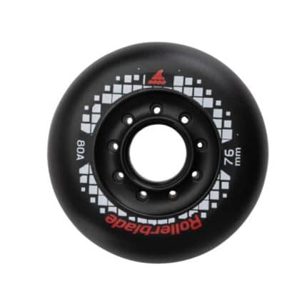 ROLLERBLADE Apex 76χιλ./80Α Ροδάκια - Μαύρο.