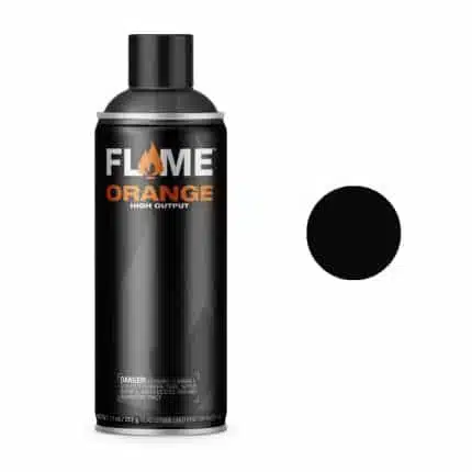 FLAME Spray Πορτοκαλί 400ml - Μαύρο.