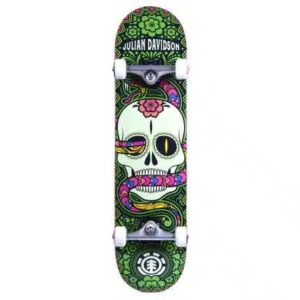 ELEMENT Skull and Snake Τροχοσανίδα 8" - Πράσινο.