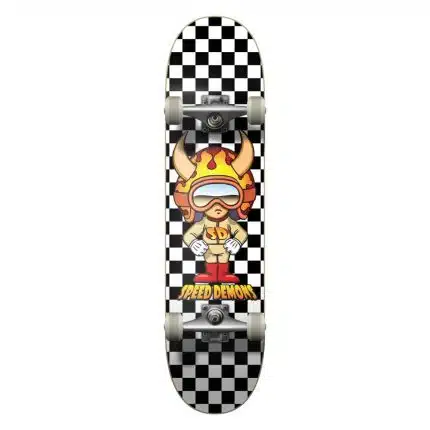Speed Demons Τροχοσανίδα Hot Shot Checkers  Μαύρο/Λευκό 7.5"