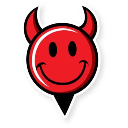 World Industries Devilman Head Die Out Aυτοκόλλητo
